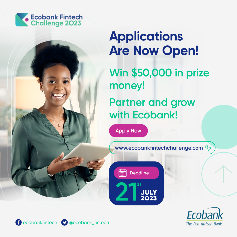 Applications For The 2023 Ecobank Fintech Challenge Are Now Open